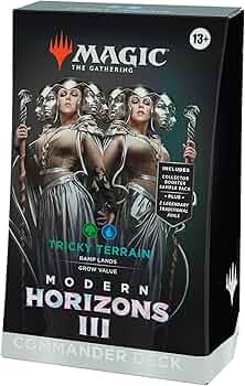 マジック：ザ・ギャザリング Fallout x MH3 tricky terrain (opened) MTG Modern Horizons 3 Commander Deck Unboxing | Tricky